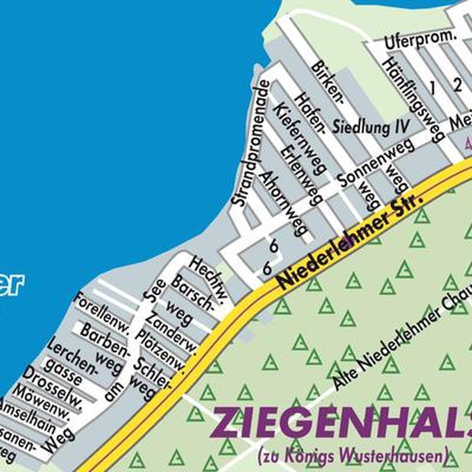 Koenig’S Wusterhausen River Port, Germany Topographic, Wusterhausen, Königs Wusterhausen, Germany