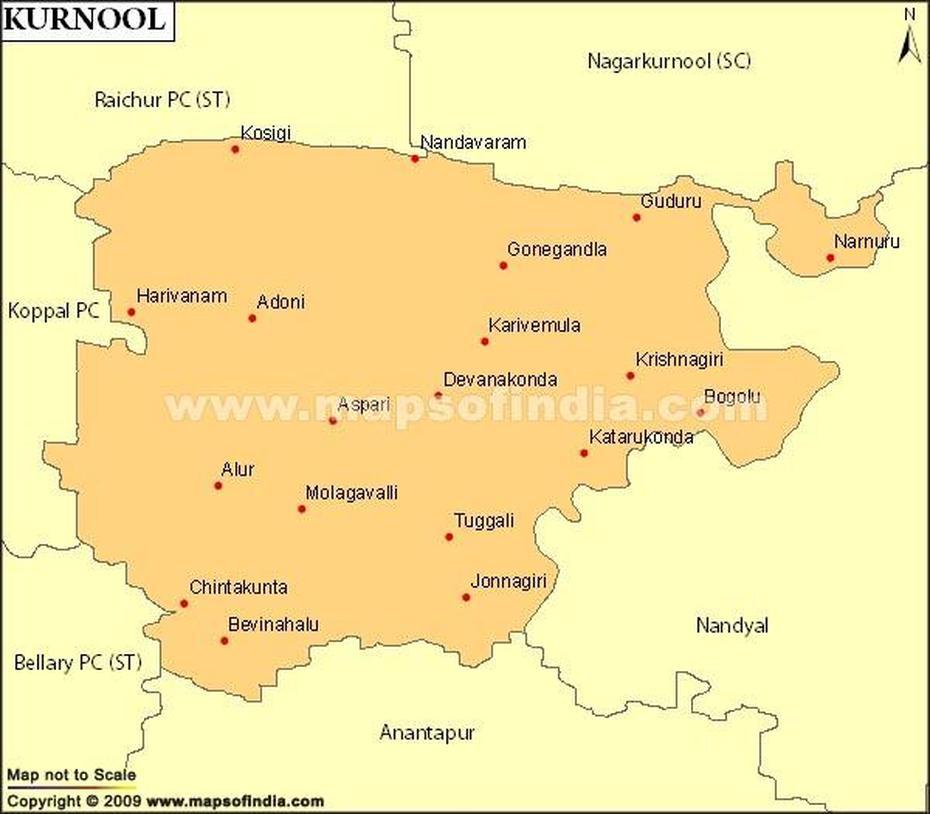 Kurnool Election Result 2019 – Parliamentary Constituency Map And …, Kurnool, India, India Location, Konda Reddy  Fort