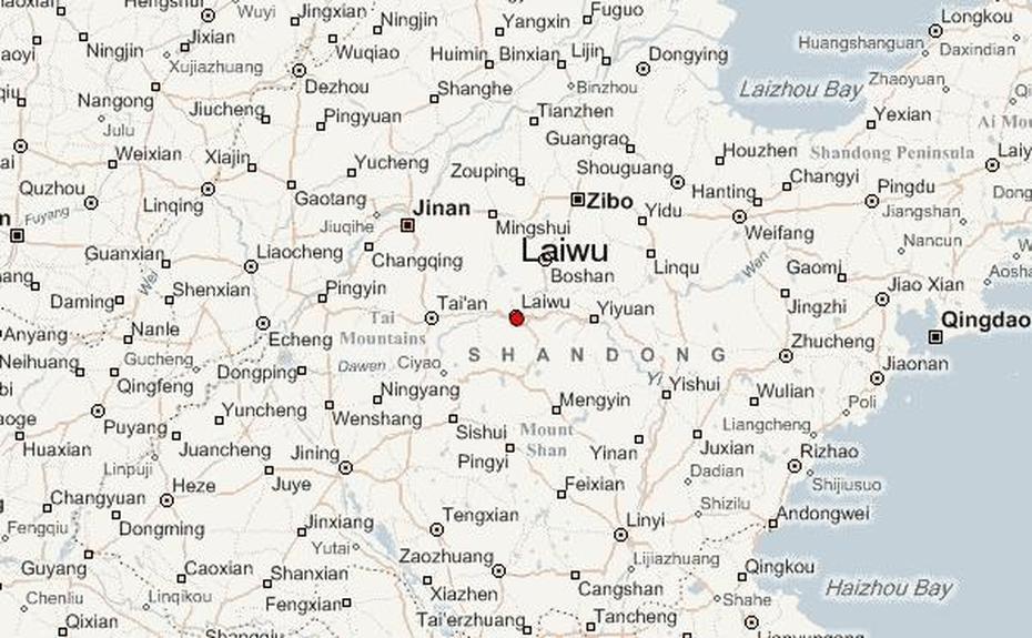 Laiwu Location Guide, Laiwu, China, South China, China  Graphic