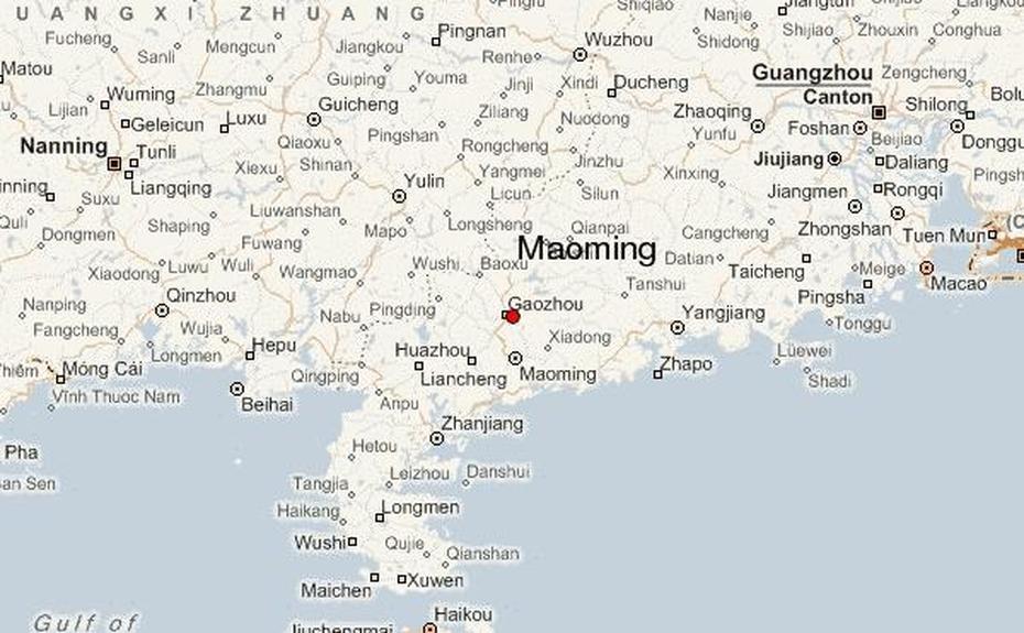 Maoming Guangdong, Dongguan City China, Location Guide, Maoming, China