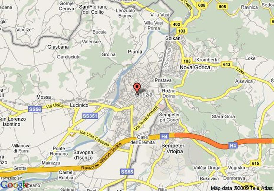 Map Of Best Western Gorizia Palace Hotel, Gorizia, Gorizia, Italy, Lago Maggiore Italy, Pavia Italy