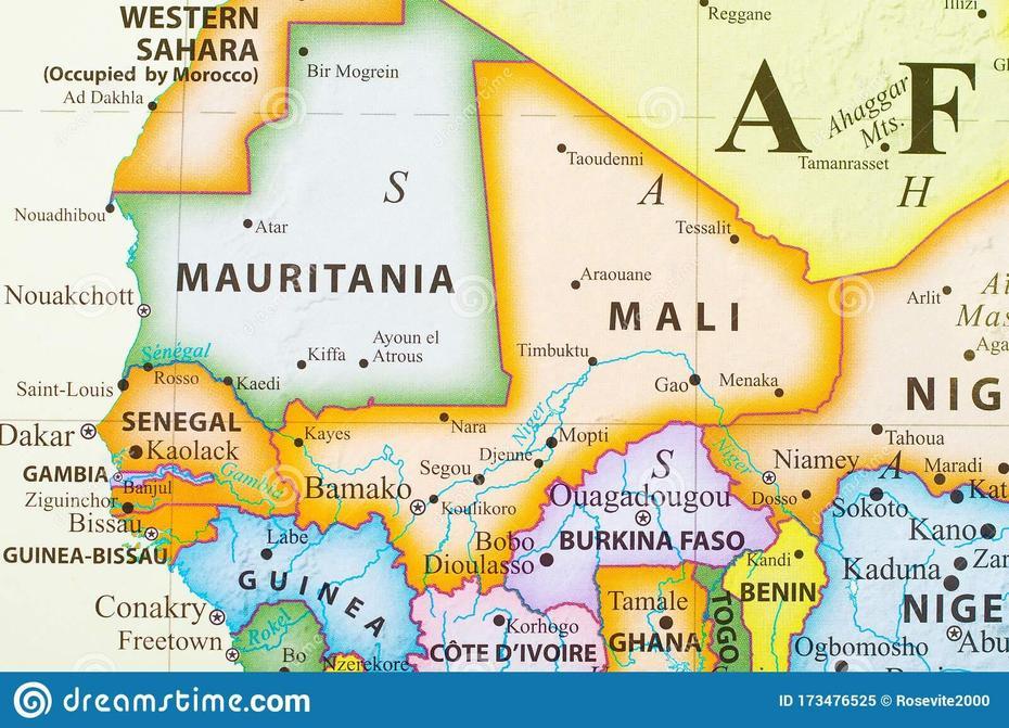 Map Of Mali Stock Image. Image Of City, Mali, Border – 173476525, Bamako, Mali, La Carte Du Mali, Mali World