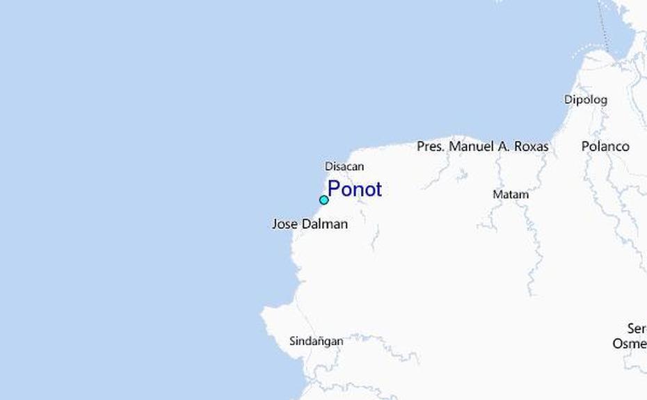 Ponot Tide Station Location Guide, Ponot, Philippines, Philippines City, Philippines  Cities