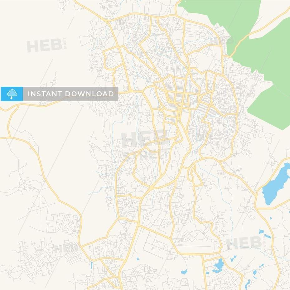 Printable Street Map Of Jos, Nigeria | Hebstreits Maps And Sketches …, Jos, Nigeria, Plateau State, Nigeria On  Of Africa