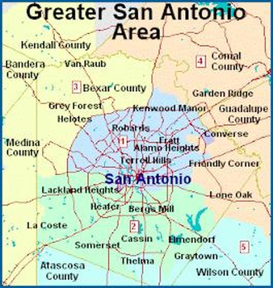 San Antonio City Limits, Houston To San Antonio, San, San Antonio, United States