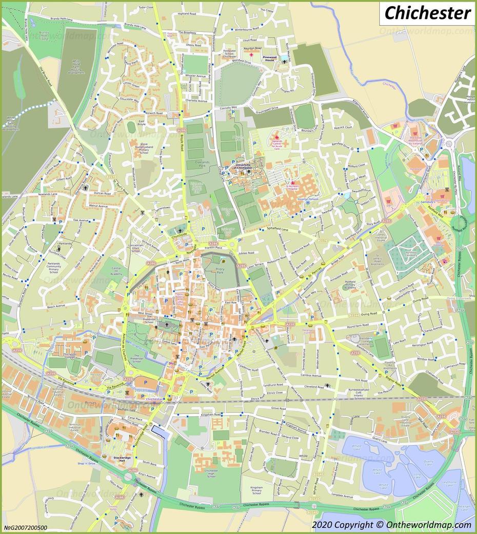 United Kingdom  With Cities, United Kingdom Country, Detailed , Chichester, United Kingdom