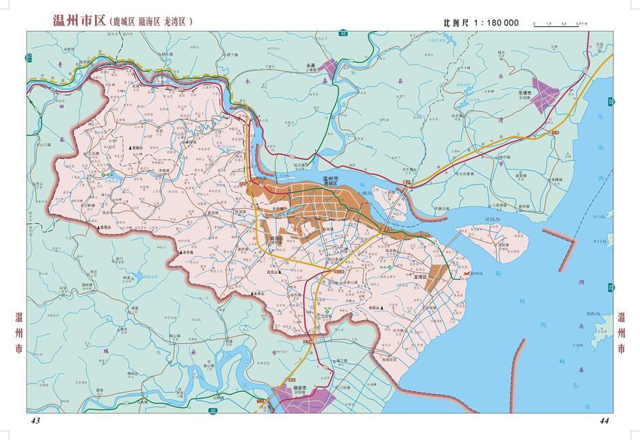 Wenzhou Detail Area Map – Wenzhou  Mappery, Wenzhou, China, Dongguan City China, Wenzhou Zhejiang