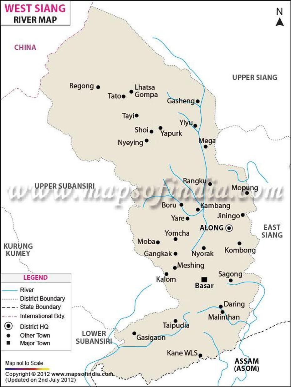 West Siang River Map, Siyang, China, Fengtai  District, Heilongjiang