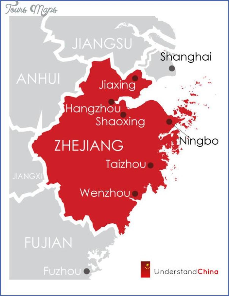 Zhejiang Map – Toursmaps, Zhijiang, China, Jiangsu China, Nantong China