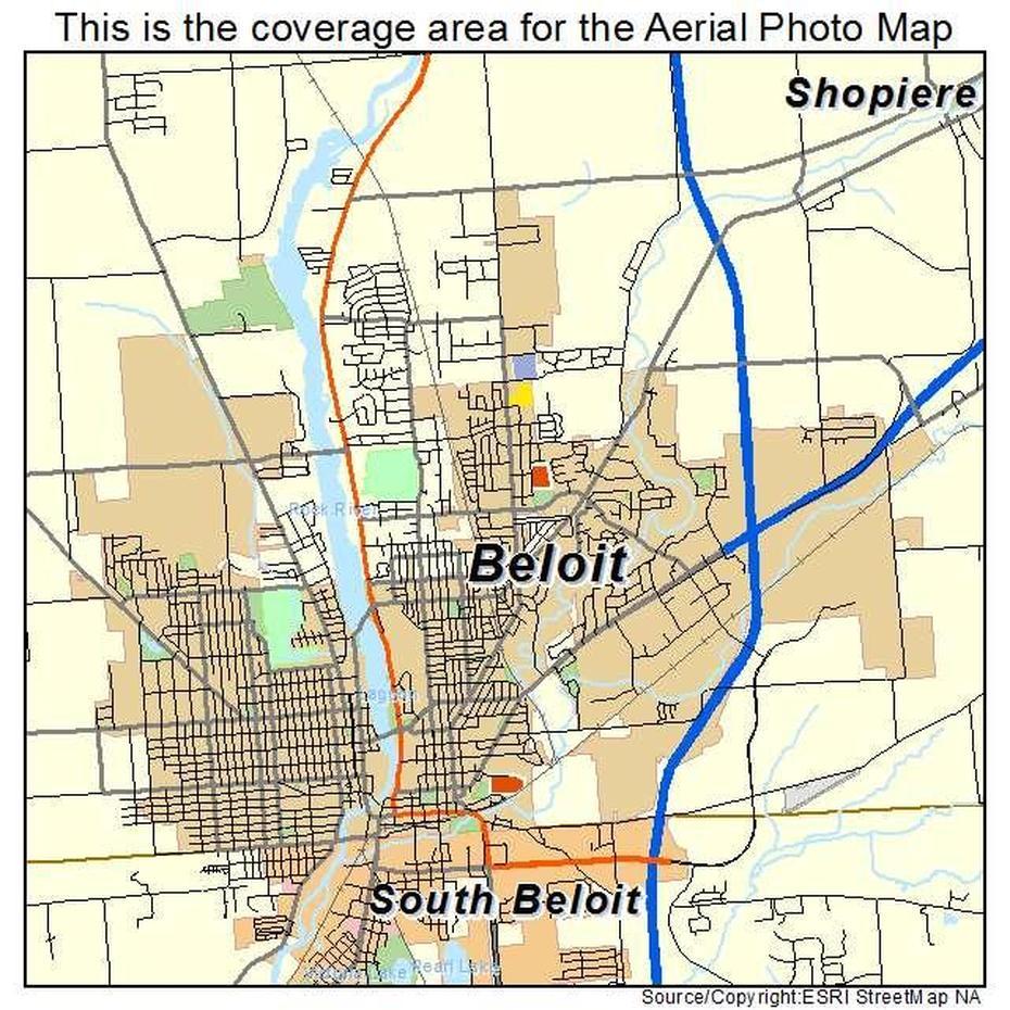 Aerial Photography Map Of Beloit, Wi Wisconsin, Beloit, United States, Beloit Wi City, Beloit Kansas