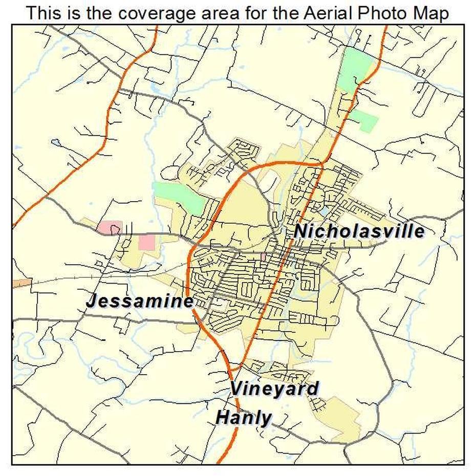 Aerial Photography Map Of Nicholasville, Ky Kentucky, Nicholasville, United States, United States  Kids, United States  And Cities