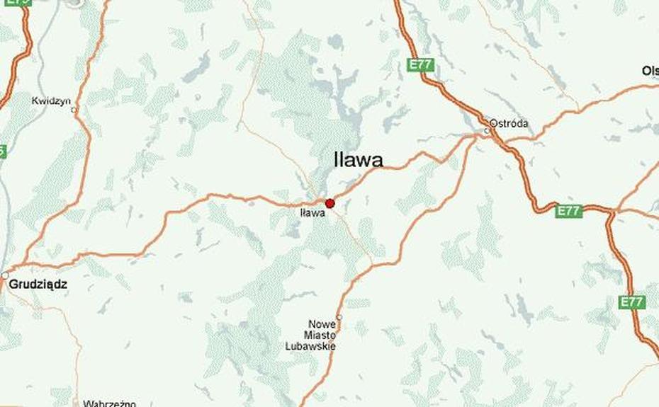 O  Awa, Dpta Poland, Weersverwachting, Iława, Poland