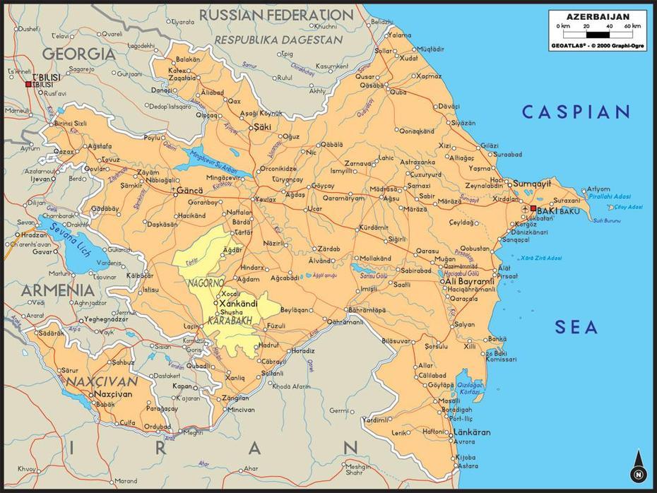 Azerbaijan Geography, Baku Azerbaijan  World, Large , Əmircan, Azerbaijan