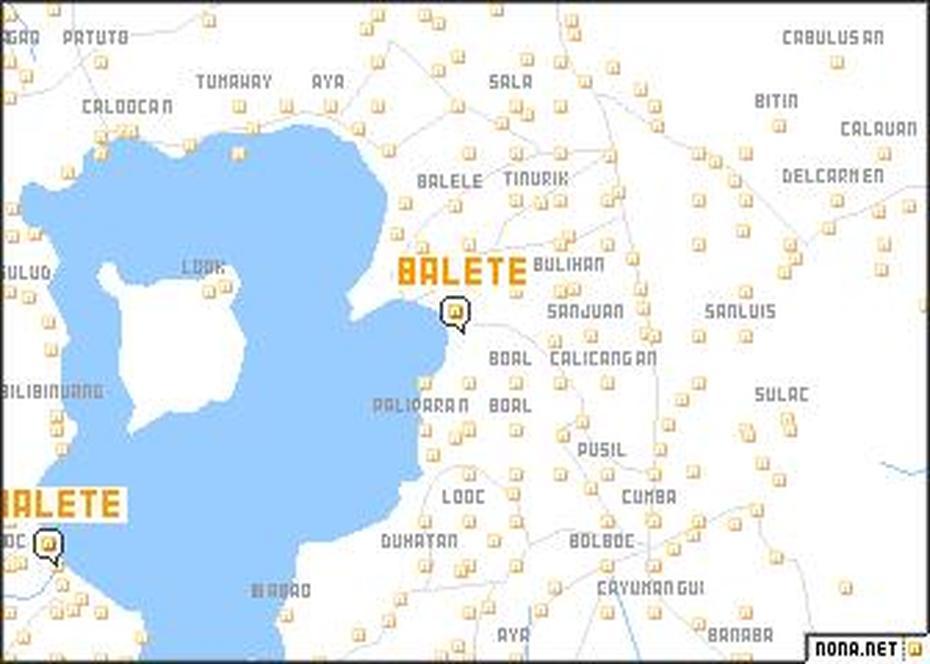 Balete (Philippines) Map – Nona, Balete, Philippines, Siquijor Balete, White Lady Balete Drive