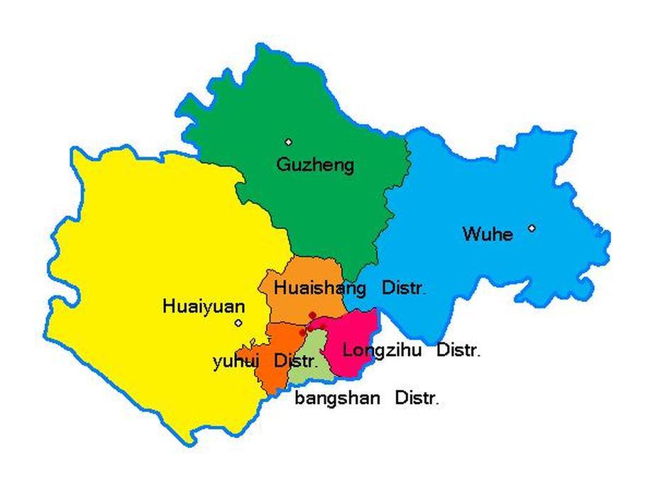Bangbu Map 2 – Bangbu Maps – China Tour Advisors, Bengbu, China, Anhui China, Anshan China