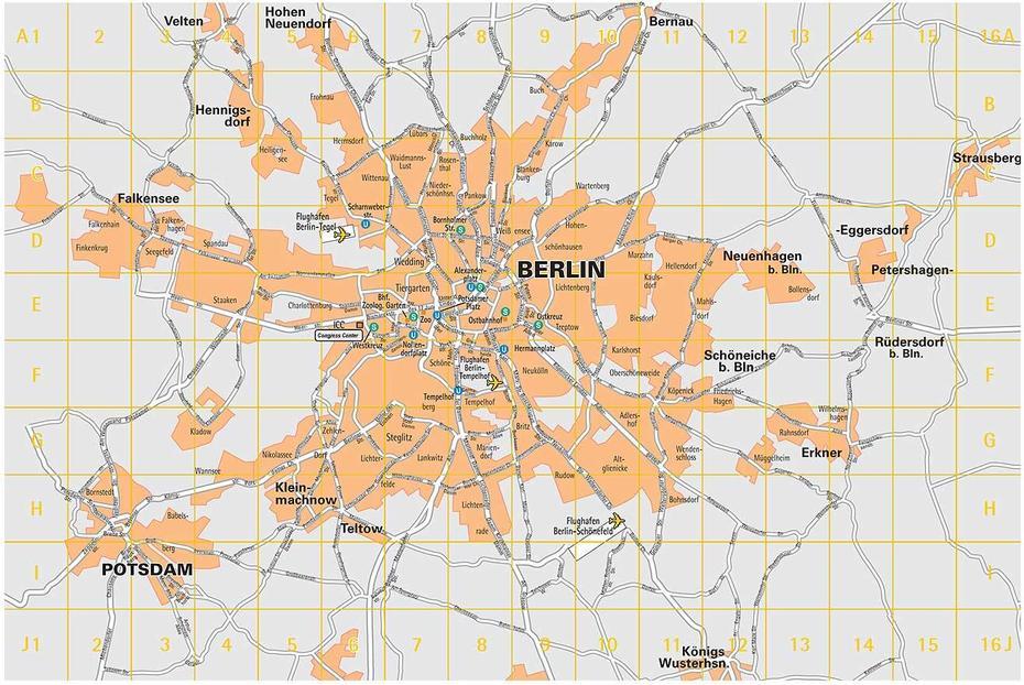 Berlin City Map – Berlin Germany  Mappery, Berlin, Germany, Berlin Germany Location, Of Germany Showing Berlin Wall
