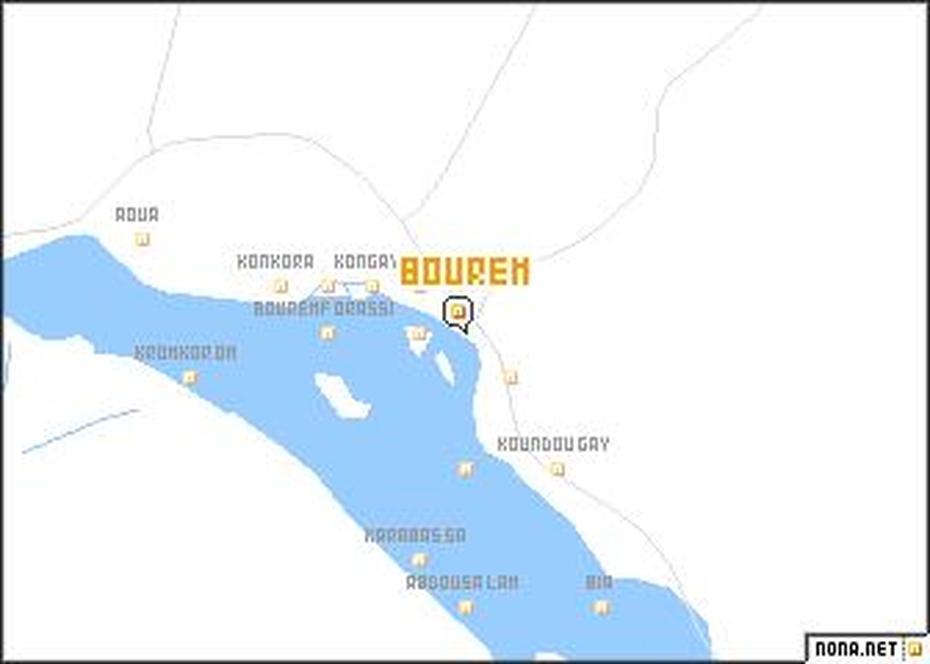 Bourem (Mali) Map – Nona, Bourèm Guindou, Mali, Ancient Mali, Mali Carte