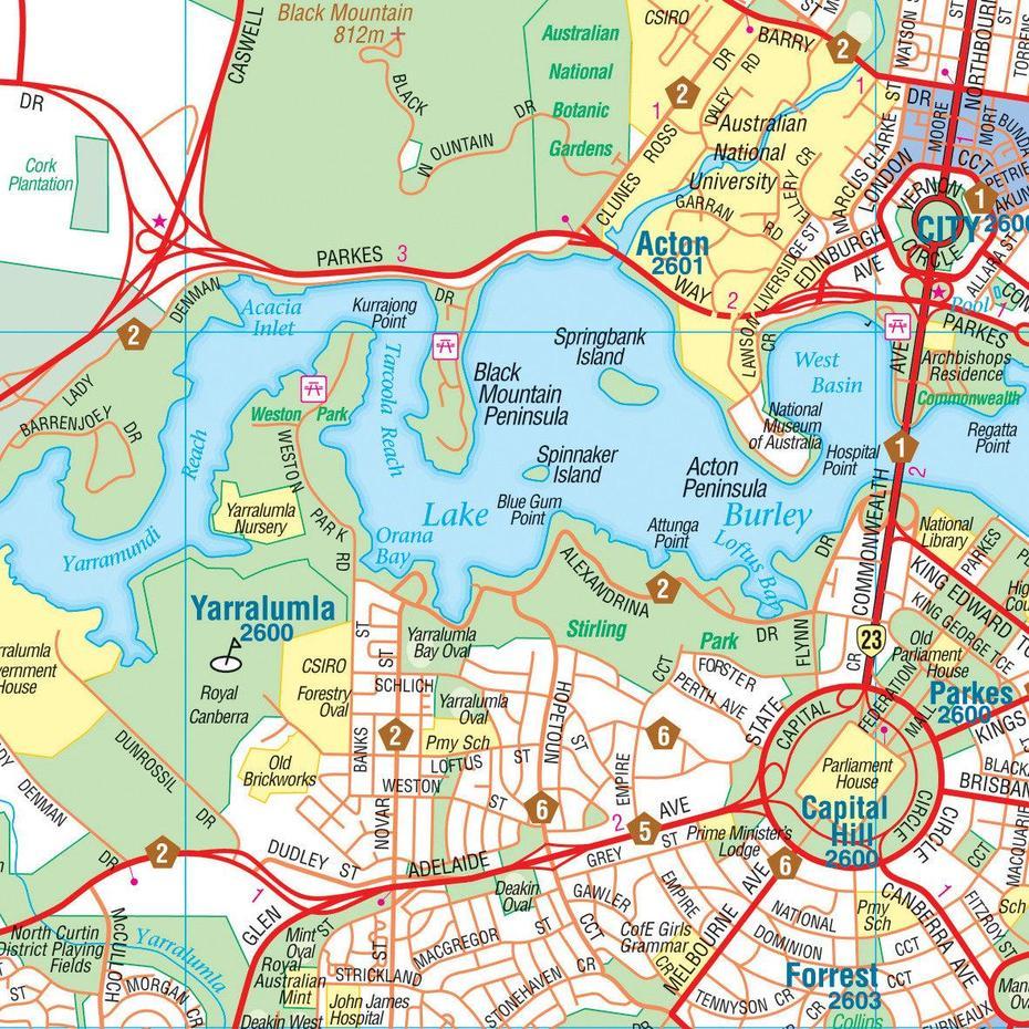 Canberra Hema Handy Map, Buy Canberra Map – Mapworld, Canberra, Australia, Australia Capital Canberra, Australia Capital