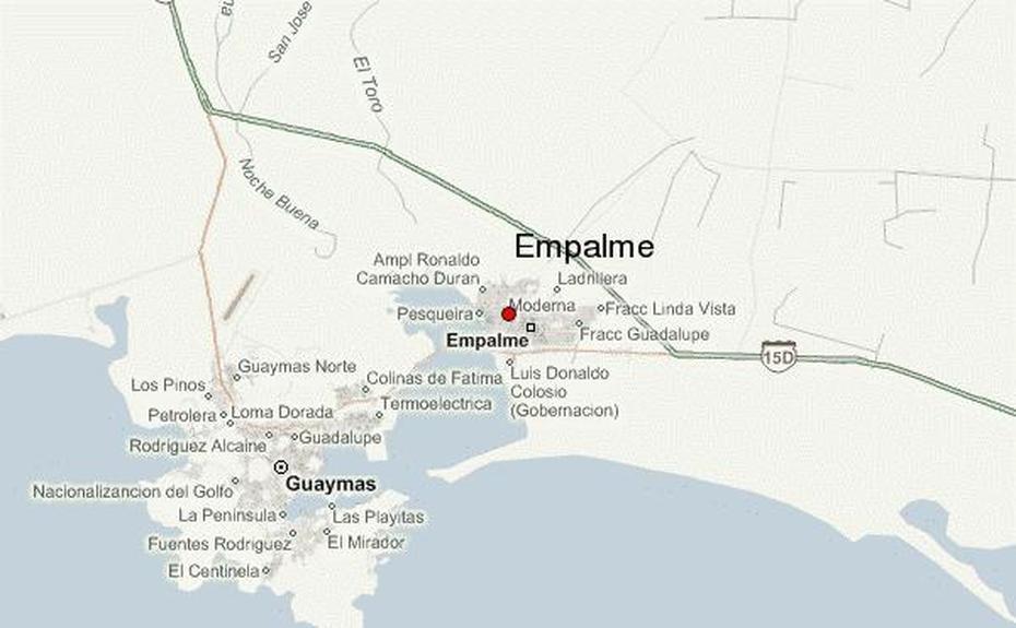 Guia Urbano De Empalme, Empalme, Mexico, Guaymas  Sonora, Empalme Sonora A