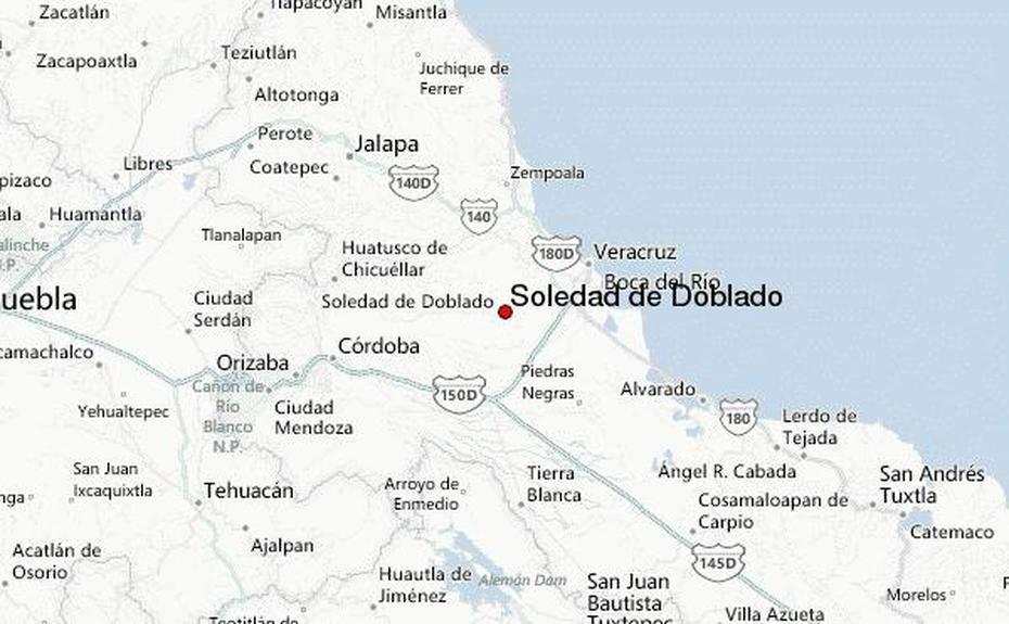 Guia Urbano De Soledad De Doblado, Soledad De Doblado, Mexico, La A De Mexico, A Geografico De Mexico