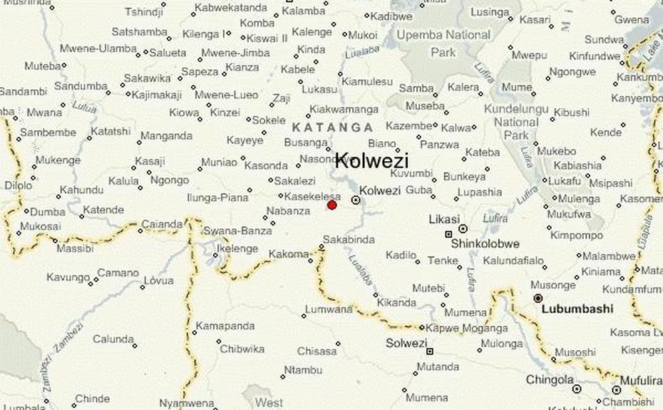 Kolwezi Location Guide, Kolwezi, Congo (Kinshasa), Kinshasa On, Rdc