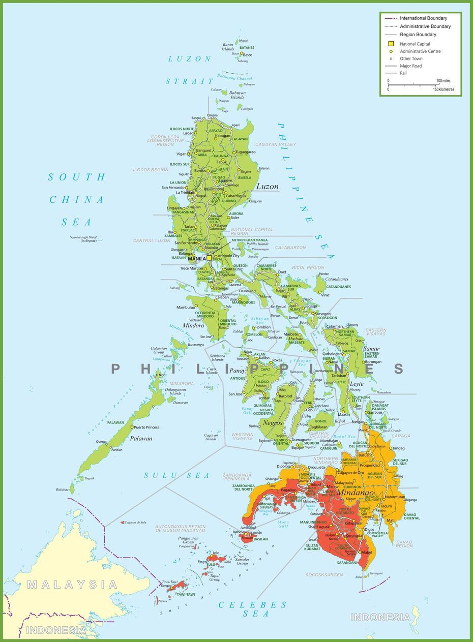 Large Detailed Map Of Philippines, Real, Philippines, Philippines  Luzon Manila, Cebu Island Philippines