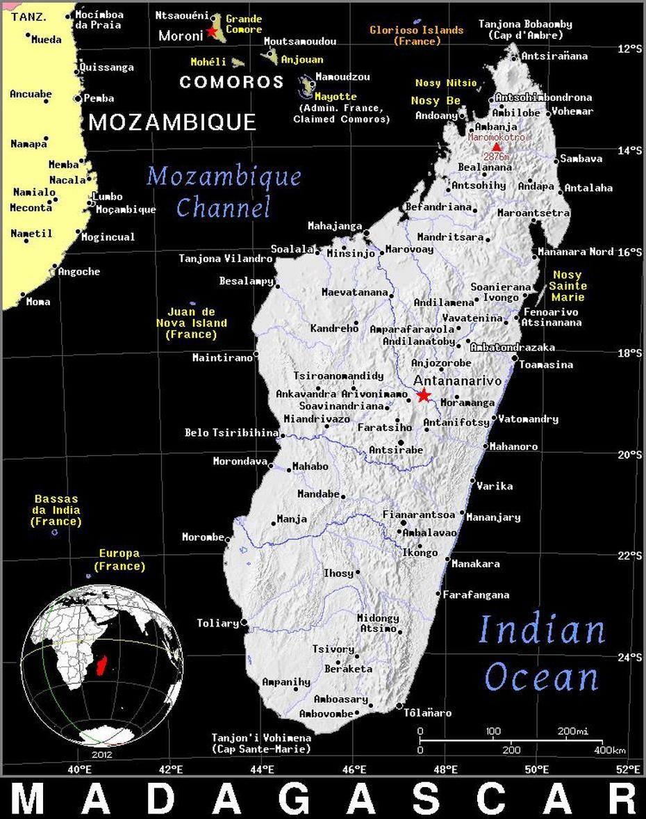 Madagascar Dark Detailed – /Geography/Country_Maps/M/Madagascar …, Mandoto, Madagascar, Madagascar Towns, Madagascar River