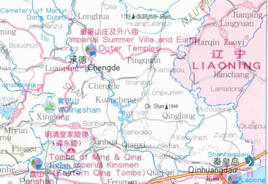 Map Of Hebei Province, China, Sanhe, China, Ancient Chinese Secret, Sanhe Town