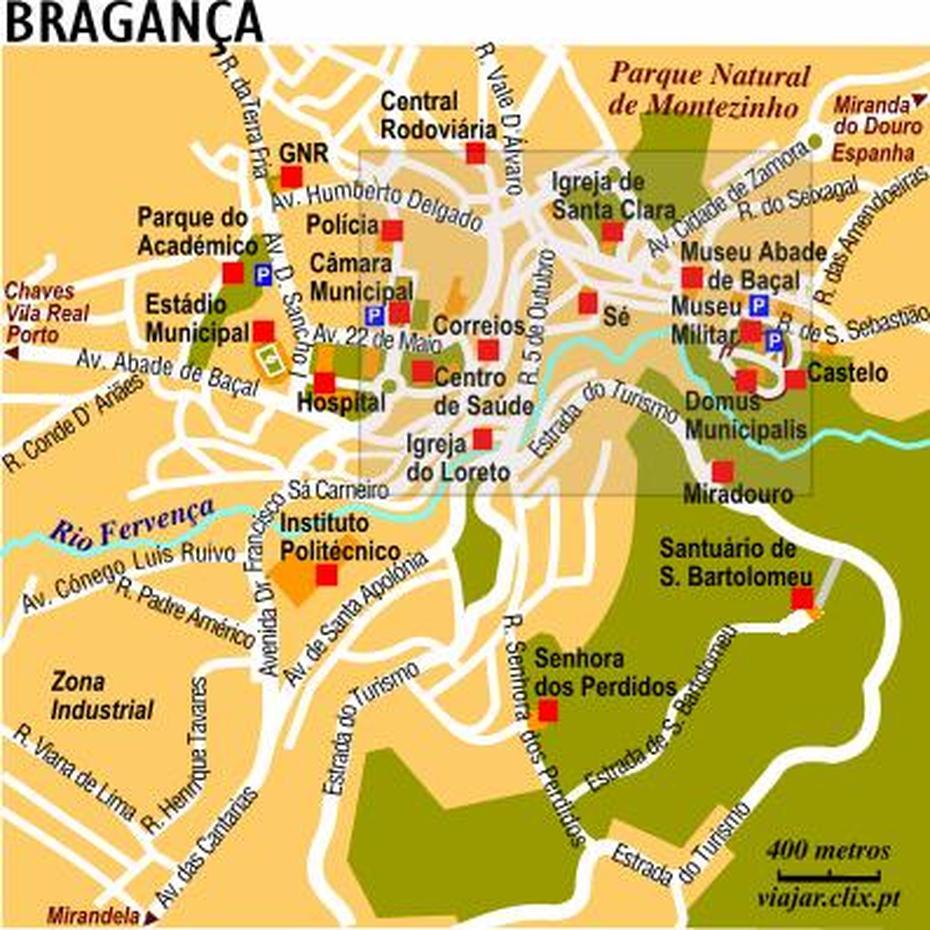 Mapa Braganca | Mapa, Bragança, Portugal, Portugal Road, Portugal Counties