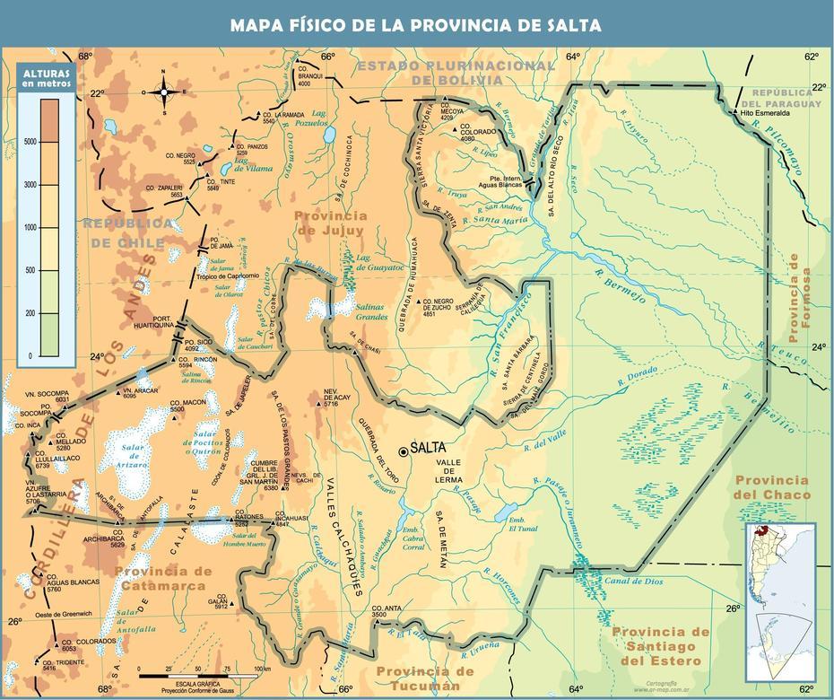 Mapa Fisico De La Provincia De Salta | Gifex, Salta, Argentina, Topographic  Of Argentina, Cordoba Argentina