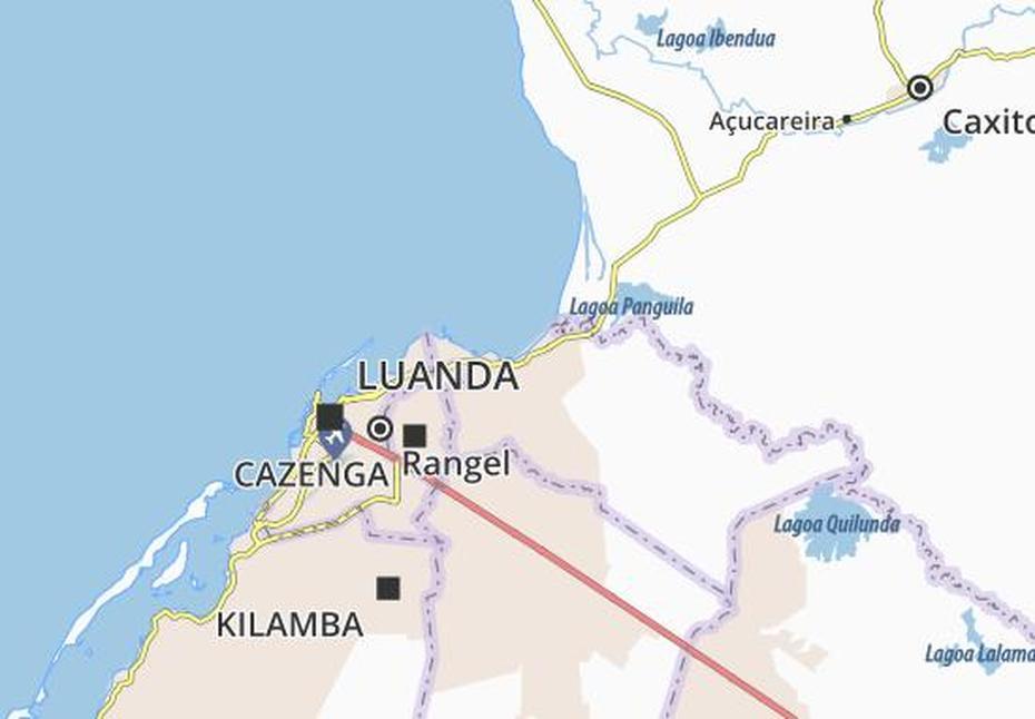 Michelin Cacuaco Map – Viamichelin, Cacuaco, Angola, Fotos De Angola, Luanda City