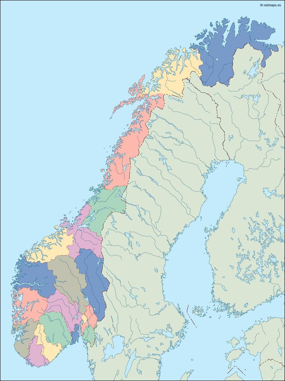 Norway Country Maps | Netmaps. Leading Mapping Company, Oppegård, Norway, Western Norway, Norway  Globe