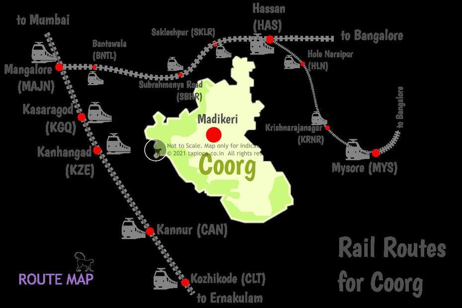 Railway Station For Madikeri, Madikeri, India, Madikeri Town, Coorg India