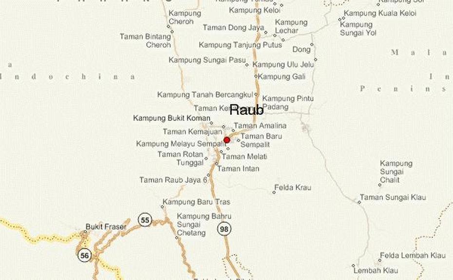 Raub Location Guide, Raub, Malaysia, Pekan Malaysia, Cheroh