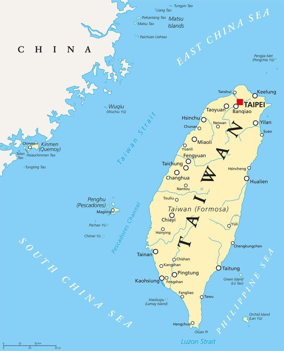 Taiwan Map – Guide Of The World, Waiyuanshan, Taiwan, Printable  Of Taiwan, Of Taiwan And China