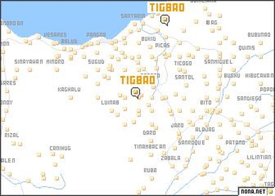 Tigbao (Philippines) Map – Nona, Tibiao, Philippines, Culasi  Antique, Malalison  Island