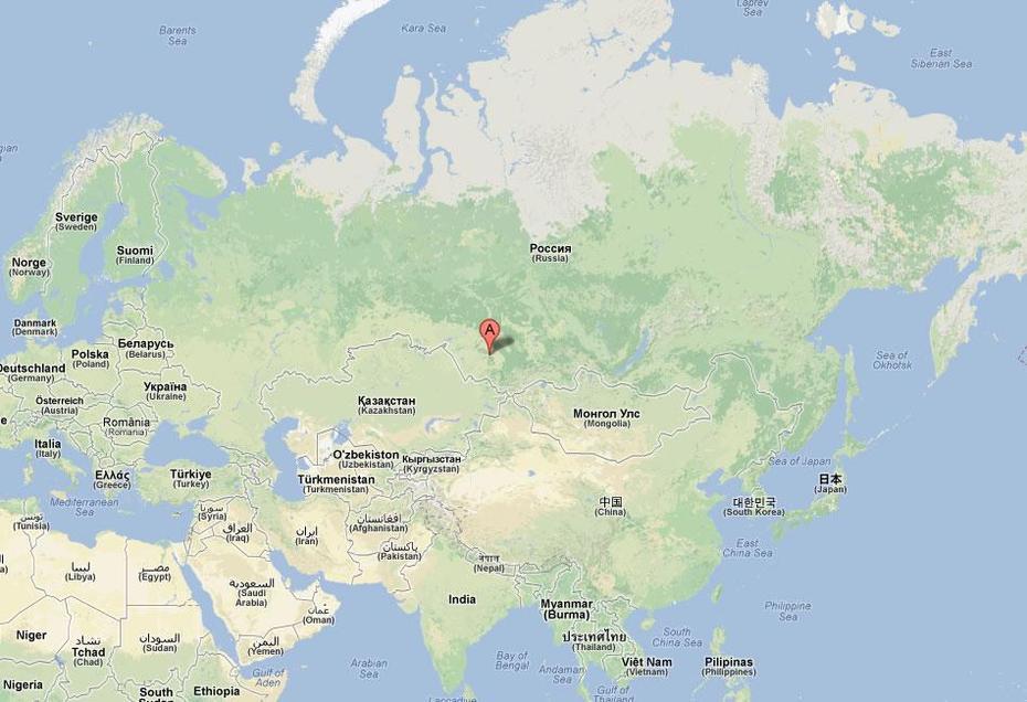 Barnaul Map, Barnaul, Russia, Barnaul Siberia, Ryazan Russia