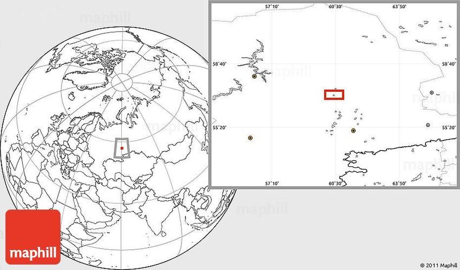 Blank Location Map Of Verkhnyaya Pyshma, Verkhnyaya Salda, Russia, Verkhnyaya Salda, Russia