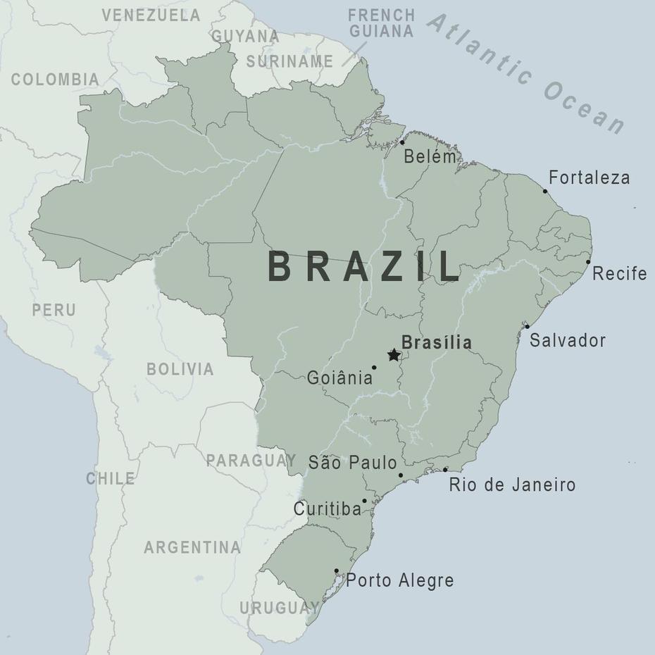 Brazil Capital, Brazil  With States, Brazil, Abaeté, Brazil