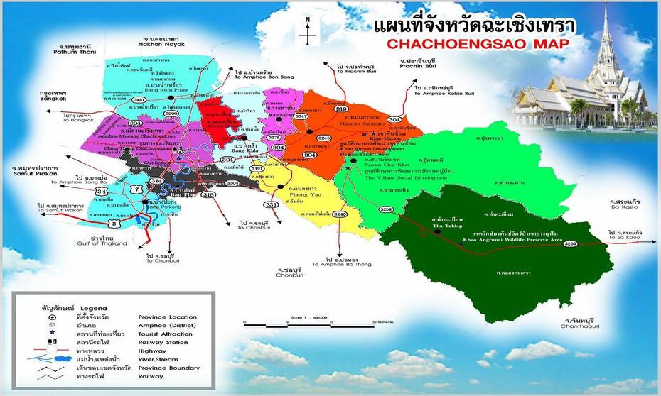 Chachoengsao Map Thailand Travel Tour Maps: Chachoengsao Map, Chachoengsao, Thailand, Chonburi Thailand, Thailand Provinces