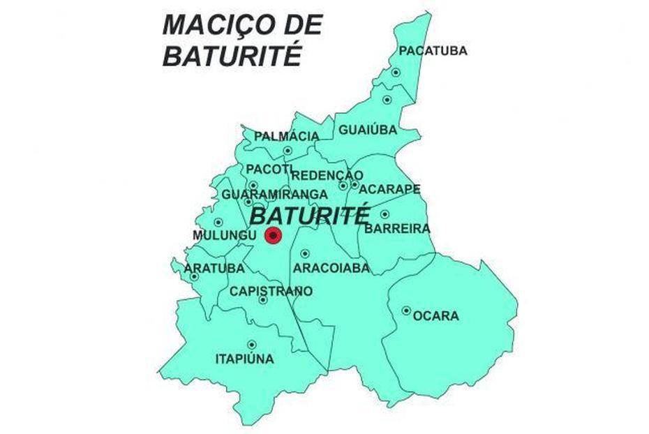 Detailed  Of Brazil, Brazil City, Baturite, Baturité, Brazil