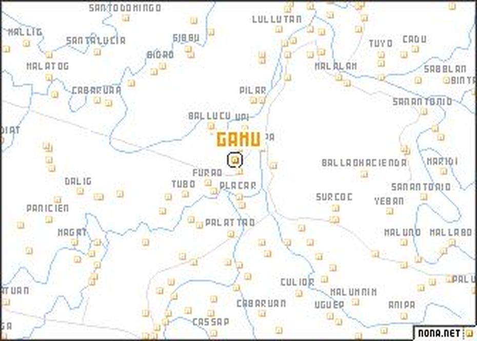 Gamu (Philippines) Map – Nona, Gamu, Philippines, Gamu- Gamo In English, Unggoy