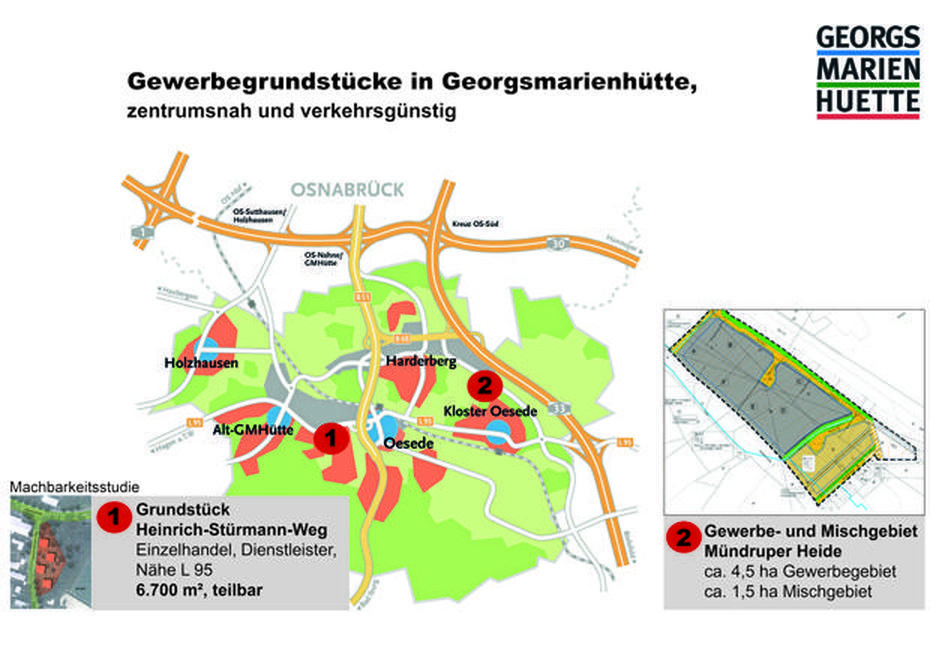 Gewerbegrundstucke In Georgsmarienhutte, Zentrumsnah Und …, Georgsmarienhütte, Germany, Georgsmarienhütte, Germany