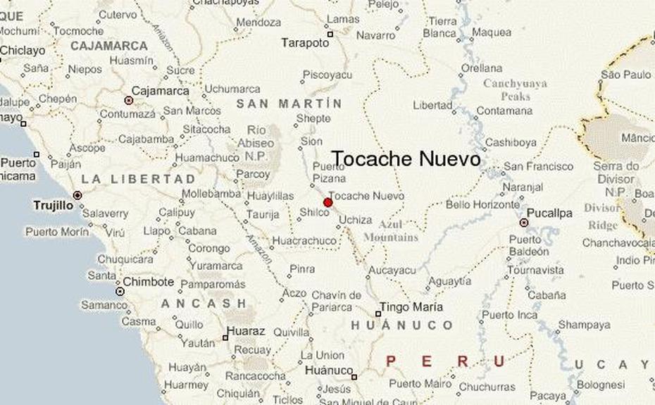 Guia Urbano De Tocache Nuevo, Tocache Nuevo, Peru, Nuevo Sol, Peru Nuevo Sol