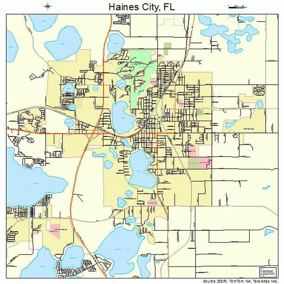 Of Haines City Florida Area, Lake City Florida, Street , Haines City, United States