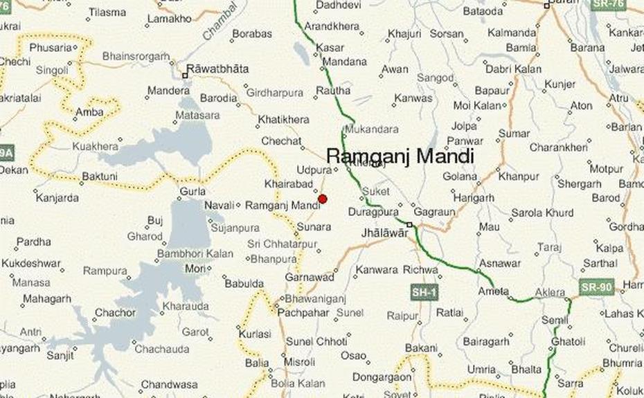Himachal Pradesh India, Mandi Bahauddin, Stadsgids, Rāmganj Mandi, India