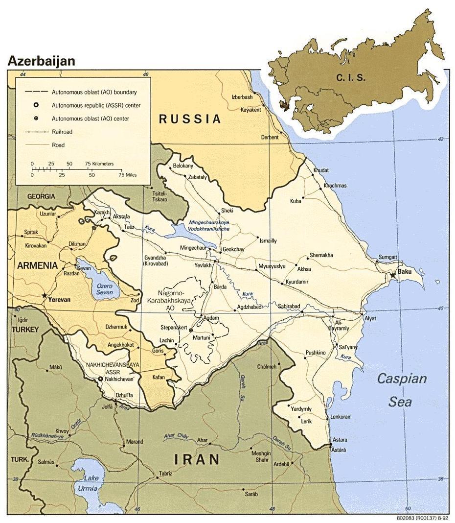 Map Of Azerbaijan, Geography, Aşağı Göycəli, Azerbaijan, South Azerbaijan, Azerbaijan Geography