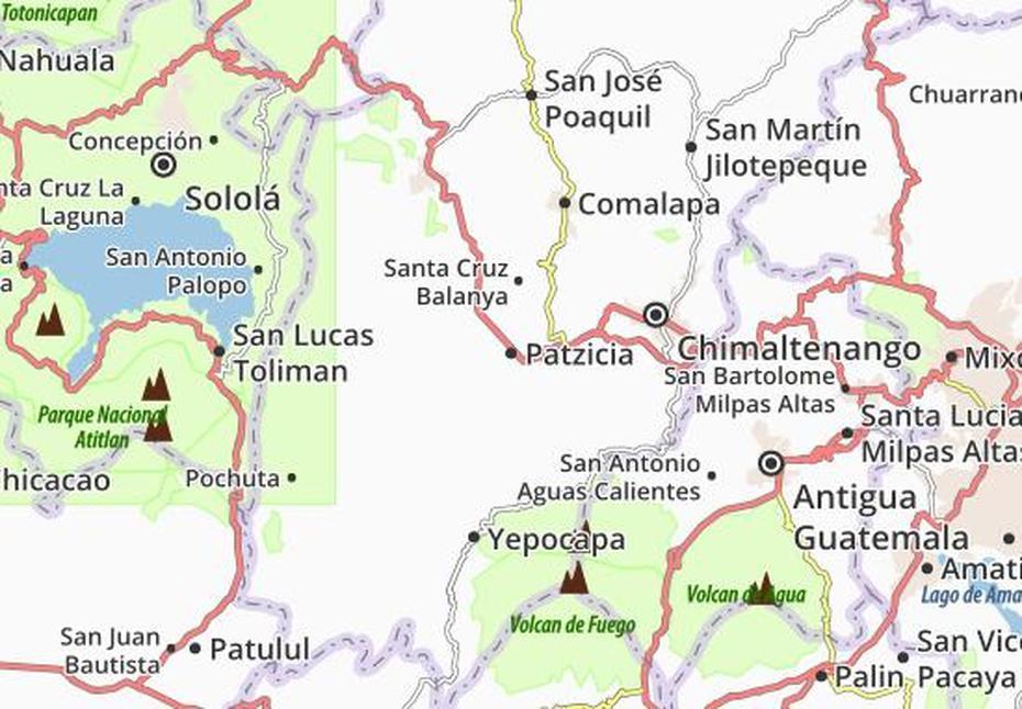 Michelin Patzicia Map – Viamichelin, Patzicía, Guatemala, Topography Of Guatemala, Guatemalan  Huipil