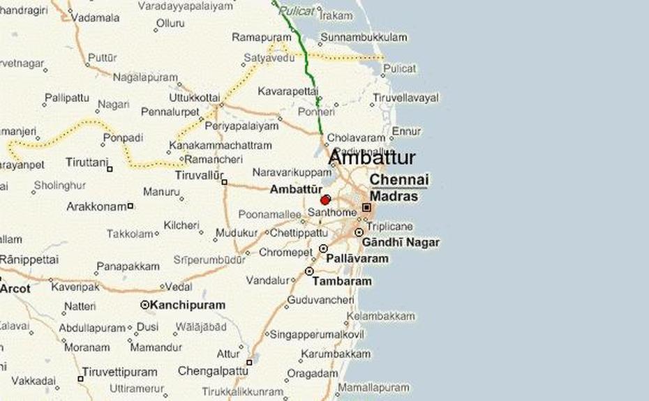 Tiruvallur, Sholinganallur, Location Guide, Ambattūr, India