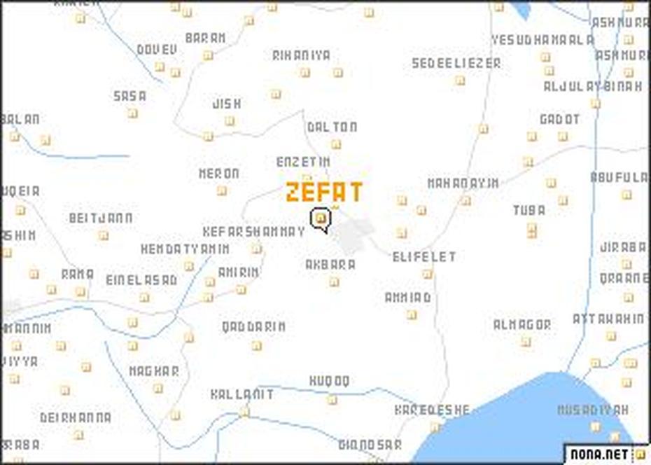 Zefat (Israel) Map – Nona, Ẕefat, Israel, Egypt Israel, A De Las Tribus De Israel